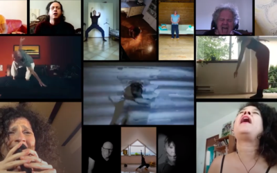 A screenshot from 'Human Signs,' the artistic collaboration created by Jerusalem-born musician Yuval Avital during the 2020 coronavirus (Courtesy Yuval Avital)