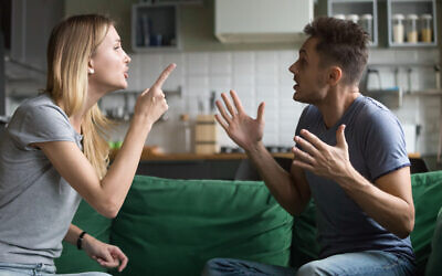 Illustrative: A couple arguing (fizkes; iStock by Getty Images)