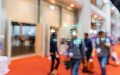 An illustrative image of AI (artificial intelligence) and facial recognition technologies (KENGKAT; iStock by Getty Images)