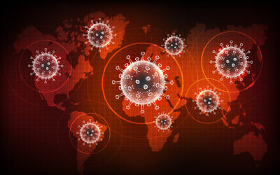 Coronavirus's global spread (ChakisAtelier; iStock by Getty Images)
