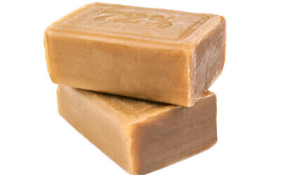 Two pieces of brown soap. (vovashevchuk/iStock by Getty Images)