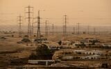 The unrecognized villages around Ramat Hovav in southern Israel suffer from a high level of air pollution from nearby chemical evaporation ponds, December 28, 2017 (Yaniv Nadav/FLASH90)