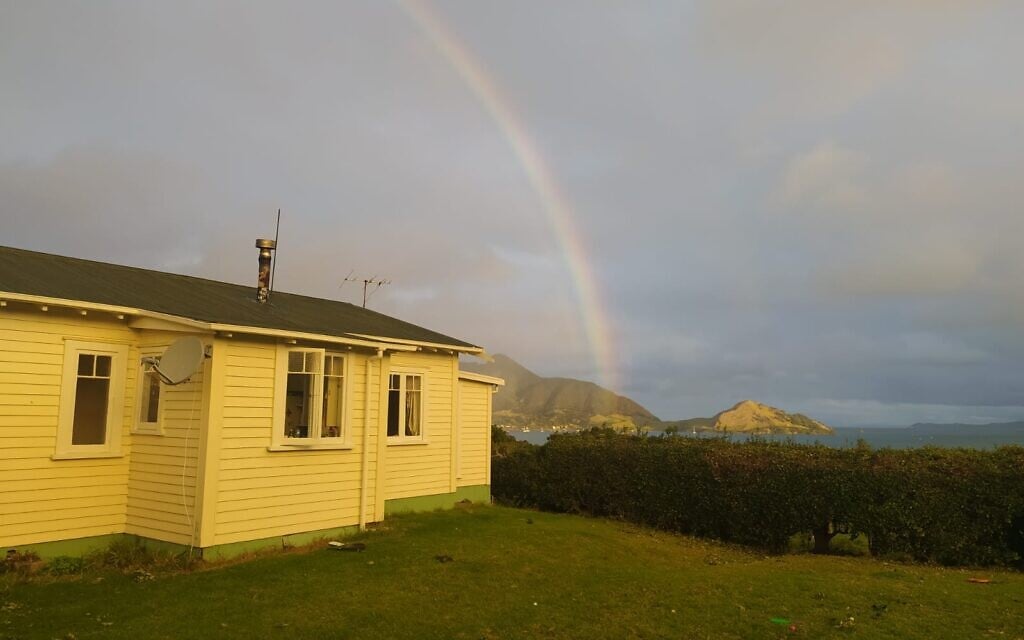 The New Zealand farm at which the Shabtai family rode out the lockdown. (Courtesy)