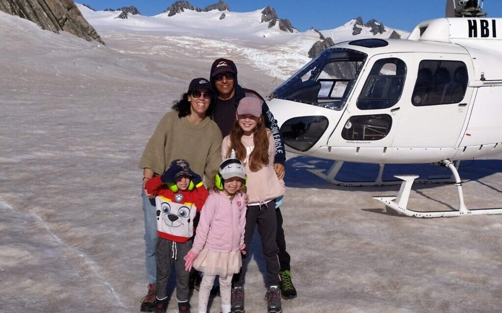 The Shabtai family a few days before New Zealand's coronavirus lockdown. (Courtesy)