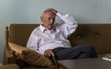 Marek Dunin-Wasowicz - Nazi death camp surviver and witness in the trial of former SS guard Bruno Dey is seen during AFP interviev in his appartment in Warsaw, Poland on July 16, 2020. (Wojtek RADWANSKI/AFP)