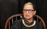 Justice Ruth Bader Ginsburg poses for the official photo at the Supreme Court in Washington on November 30, 2018. (Mandel Ngan/AFP)