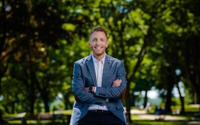 Alex Morse is challenging longtime incumbent Rich Neal in Massachusetts' 1st District. (Courtesy of Alex Morse for Congress/ via JTA)