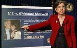 Audrey Strauss, Acting United States Attorney for the Southern District of New York, speaks during a news conference to announce charges against Ghislaine Maxwell for her alleged role in the sexual exploitation and abuse of multiple minor girls by Jeffrey Epstein, Thursday, July 2, 2020, in New York. (AP Photo/John Minchillo)