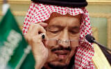 Saudi King Salman chairs the 40th Gulf Cooperation Council Summit in Riyadh, Saudi Arabia, December 10, 2019. (AP Photo/Amr Nabil, File)