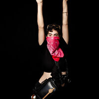 Avishag Gaya, 24, poses for a photo during a protest against Prime Minister Benjamin Netanyahu, outside his residence in Jerusalem, July 23, 2020. (AP Photo/Oded Balilty) Avishag Gaya, 24, poses for a photo during a protest against Prime Minister Benjamin Netanyahu, outside his residence in Jerusalem, July 23, 2020. (AP Photo/Oded Balilty)