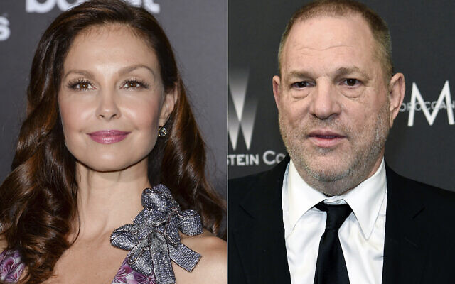 Ashley Judd attends the premiere of "The Divergent Series: Insurgent" in New York on March 16, 2015, left, and film producer Harvey Weinstein arrives at The Weinstein Company and Netflix Golden Globes afterparty in Beverly Hills, California on March 16, 2015. (AP) Ashley Judd attends the premiere of "The Divergent Series: Insurgent" in New York on March 16, 2015, left, and film producer Harvey Weinstein arrives at The Weinstein Company and Netflix Golden Globes afterparty in Beverly Hills, California on March 16, 2015. (AP)