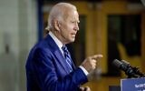 Democratic presidential candidate and former US vice president Joe Biden in New Castle, Del., on July 21, 2020 (AP Photo/Andrew Harnik)