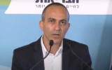 Prof. Ronni Gamzu, the government's new coronavirus czar, during a press conference at the Health Ministry on July 23, 2020. (YouTube screenshot)