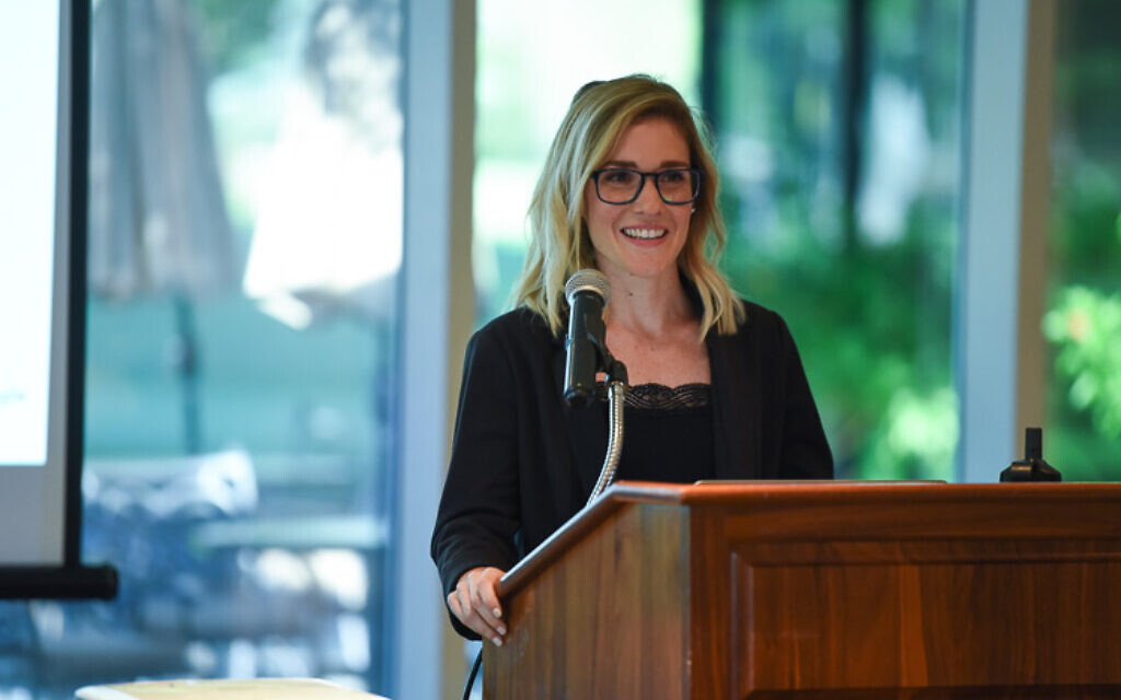 American Jewish Committee’s US Director for Combating Antisemitism, Holly Huffnagle. (Courtesy)