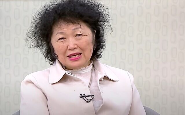 Nise Yamaguchi appearing on Brazilian TV, in a segment that aired on July 5, 2020. (screen capture: YouTube/TvBrasil) Nise Yamaguchi appearing on Brazilian TV, in a segment that aired on July 5, 2020. (screen capture: YouTube/TvBrasil)