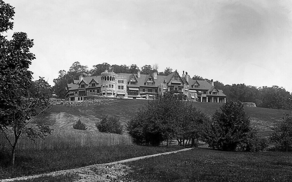 The Phelps Stokes 100-room summer 'cottage' in Stockbridge, Massachusetts, at its completion the largest private home in the United States. (Great Barrington Historical Society Collection)