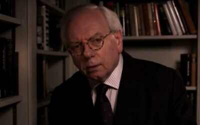 David Starkey (Screen capture: YouTube)