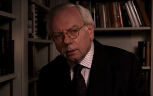 David Starkey (Screen capture: YouTube) David Starkey (Screen capture: YouTube)