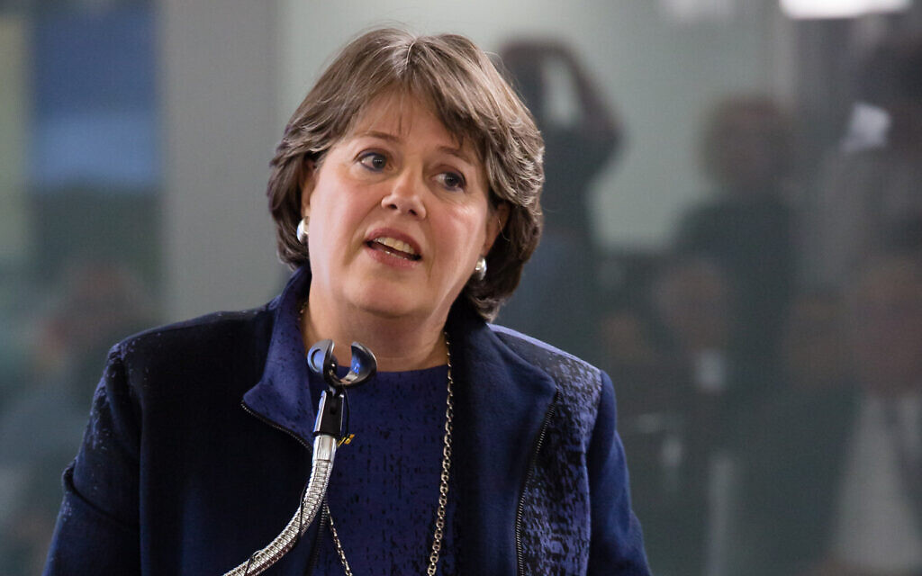 Former Bank of Israel deputy governor Nadine Baudot-Trajtenberg. (Bank of Israel) Former Bank of Israel deputy governor Nadine Baudot-Trajtenberg. (Bank of Israel)
