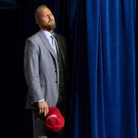 FILE: Brad Parscale, campaign manager for US President Donald Trump's 2020 reelection campaign, attends a rally at the Toyota Center in Houston, Texas, October 22, 2018. (Saul Loeb/AFP)