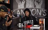 Nick Cannon (R) and Richard 'Professor Griff' Griffin, the former Public Enemy member, talk during an episode of 'Cannon's Class' released July 2020 (Screen grab/YouTube)