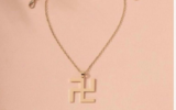 The swastika necklace for sale on the Shein website, July 10, 2020 (Screen grab via JTA)