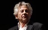 Director Roman Polanski on stage after the preview of his movie "J'accuse" (An Officer and a Spy) in Paris, November 4, 2019. (Thomas Samson/AFP)
