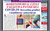 B'nai Brith Canada has filed a police report over Głos Polski's article blaming Jews for the pandemic. (Courtesy of B'nai Brith Canada via JTA)