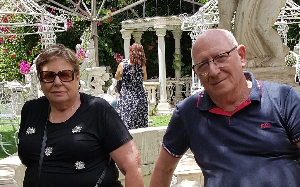 David Reicher with his wife, Rebecca, June 2020. (Courtesy)