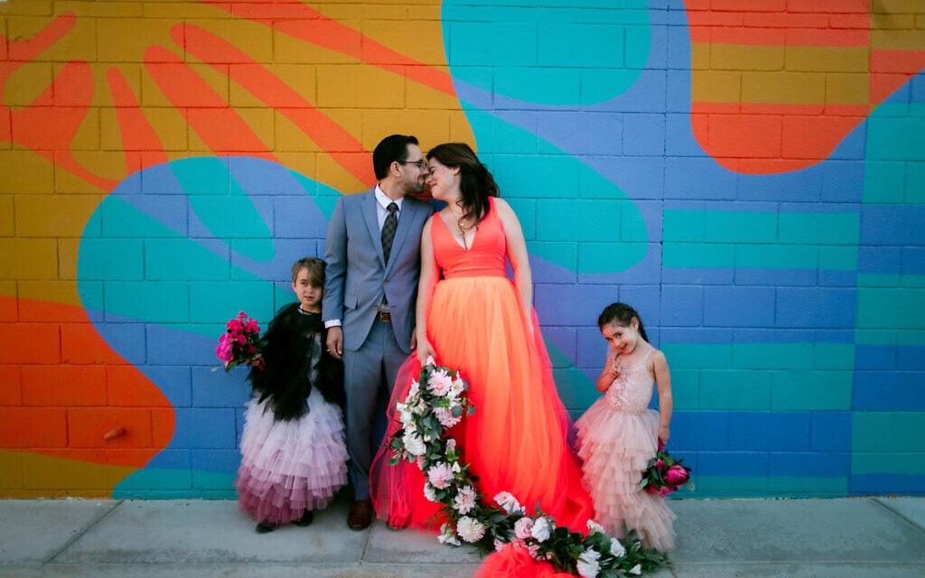 Meg Keene and David Mishook said their son, left, was rejected from Oakland Hebrew Day School for being gender-fluid. (Kenzie Kate/ via JTA) Meg Keene and David Mishook said their son, left, was rejected from Oakland Hebrew Day School for being gender-fluid. (Kenzie Kate/ via JTA)