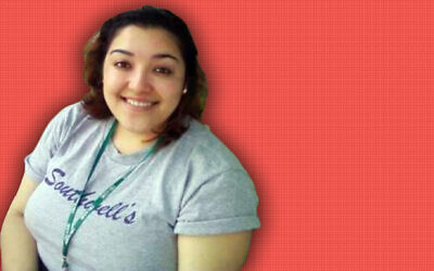 Nylssa Portillo Moreno, a Jewish immigrant detained by ICE, was released following an activist campaign that included national Jewish organizations. (Photo illustration/ JTA)