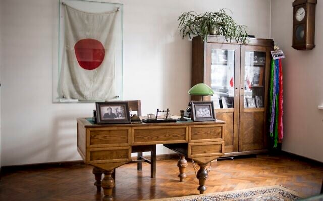 This handout photo provided by Chiune Sugihara Memorial Museum, shows a working room in Chiune Sugihara memorial museum in Kaunas, Lithuania, May 12, 2020 (Chiune Sugihara Memorial Museum via AP) This handout photo provided by Chiune Sugihara Memorial Museum, shows a working room in Chiune Sugihara memorial museum in Kaunas, Lithuania, May 12, 2020 (Chiune Sugihara Memorial Museum via AP)