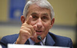 Dr. Anthony Fauci, director of the National Institute for Allergy and Infectious Diseases, testifies during a House Subcommittee hearing on the Coronavirus crisis, July 31, 2020 on Capitol Hill in Washington.  (Kevin Dietsch/Pool via AP)