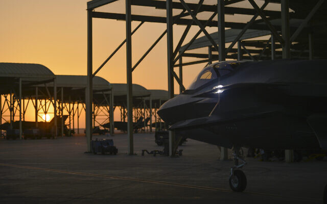In this April 24, 2019, photo released by the US Air Force, an F-35A Lightning II fighter jet prepares to taxi and take off from Al-Dhafra Air Base in the United Arab Emirates. (Staff Sgt. Chris Drzazgowski/US Air Force via AP) In this April 24, 2019, photo released by the US Air Force, an F-35A Lightning II fighter jet prepares to taxi and take off from Al-Dhafra Air Base in the United Arab Emirates. (Staff Sgt. Chris Drzazgowski/US Air Force via AP)