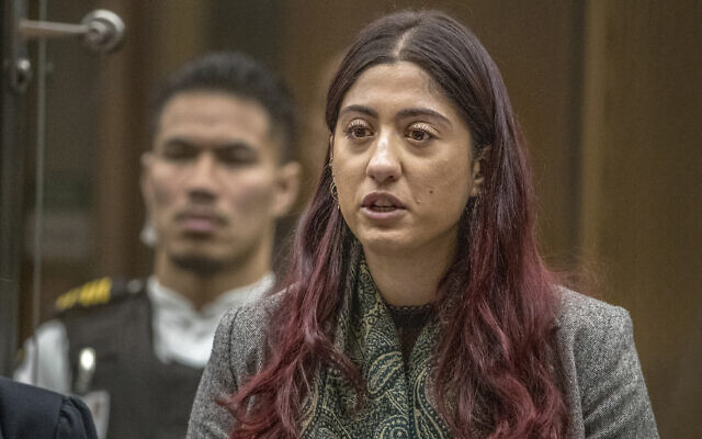 Sara Qasem gives her victim impact statement during the sentencing hearing for Australian Brenton Harrison Tarrant at the Christchurch High Court after Tarrant pleaded guilty to 51 counts of murder, 40 counts of attempted murder and one count of terrorism in Christchurch, New Zealand, August 26, 2020. (John Kirk-Anderson/Pool Photo via AP) Sara Qasem gives her victim impact statement during the sentencing hearing for Australian Brenton Harrison Tarrant at the Christchurch High Court after Tarrant pleaded guilty to 51 counts of murder, 40 counts of attempted murder and one count of terrorism in Christchurch, New Zealand, August 26, 2020. (John Kirk-Anderson/Pool Photo via AP)