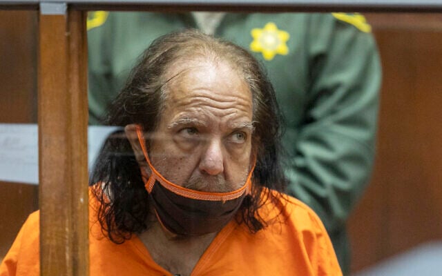 Adult film star Ron Jeremy appears for his arraignment on rape and sexual assault charges at Clara Shortridge Foltz Criminal Justice Center, on June 26, 2020, in Los Angeles. (David McNew/Pool Photo via AP, File) Adult film star Ron Jeremy appears for his arraignment on rape and sexual assault charges at Clara Shortridge Foltz Criminal Justice Center, on June 26, 2020, in Los Angeles. (David McNew/Pool Photo via AP, File)