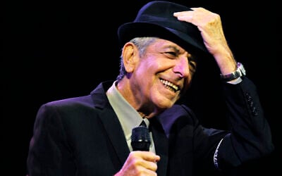 Leonard Cohen performs during the first day of the Coachella Valley Music & Arts Festival in Indio, Calif., Friday, April 17, 2009. (AP Photo/Chris Pizzello)