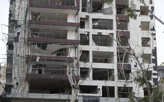 Damage is seen after a massive explosion in Beirut, Lebanon, August 5, 2020. (AP Photo/Hassan Ammar) Damage is seen after a massive explosion in Beirut, Lebanon, August 5, 2020. (AP Photo/Hassan Ammar)