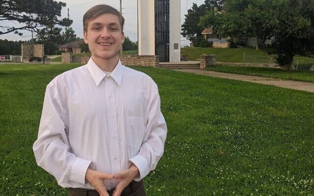 Aaron Coleman, the great-grandson of a Holocaust survivor, said he was inspired by the 2016 presidential campaign of Bernie Sanders. (Facebook/Aaron Coleman for Kansas, via JTA) Aaron Coleman, the great-grandson of a Holocaust survivor, said he was inspired by the 2016 presidential campaign of Bernie Sanders. (Facebook/Aaron Coleman for Kansas, via JTA)