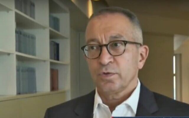 Screen capture from video of attorney Boaz Ben Tzur. (YouTube)