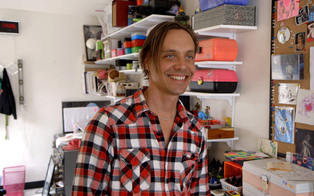 Artist Matt Furie in the new documentary 'Feels Good Man.' (Kurt Keppeler)