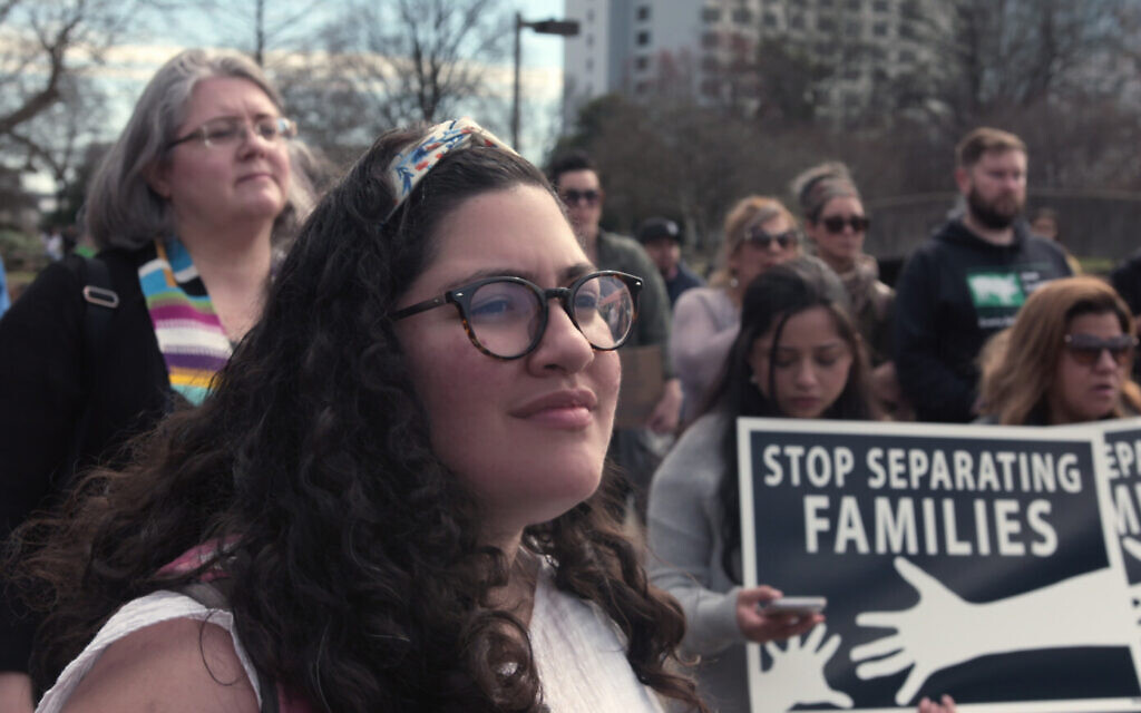 Immigrants protest family separations in Episode 3 of Netflix's 'Immigration Nation.' (Courtesy of NETFLIX © 2020)