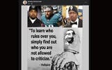 This post by the head of Philadelphia's NAACP chapter has drawn calls for his resignation. (Facebook via JTA)