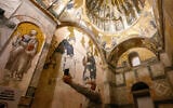 A man visits St. Savior Church, known as Kariye in Turkish, in Istanbul, August 21, 2020. (AP Photo/Emrah Gurel)