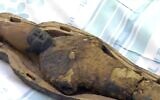 Baby-faced 'corn mummy' does not contain any human or animal remains, rather corn and mud. (Screenshot)