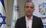 Prof. Ronni Gamzu speaks about infection rates, August 16, 2020 (Screen grab/Ynet)