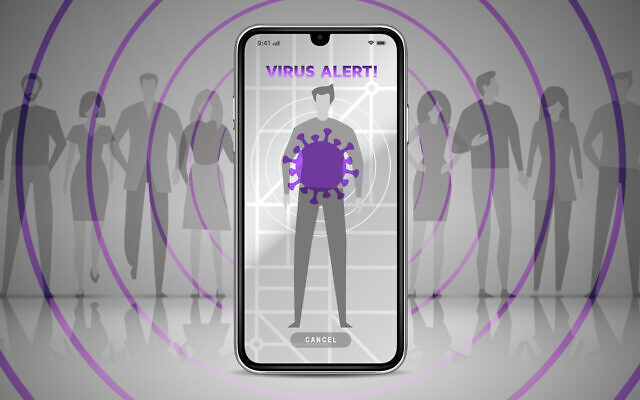 Illustrative image of a coronavirus tracking app (iStock) Illustrative image of a coronavirus tracking app (iStock)