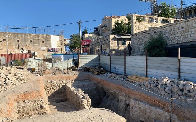 Archaeological remains spanning four centuries uncovered in the northern city of Safed. (Safed Municipality) Archaeological remains spanning four centuries uncovered in the northern city of Safed. (Safed Municipality)