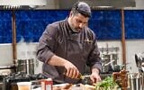 Shalom Yehudiel is one of a handful of kosher-keeping chefs to compete on the cooking competition show "Chopped." (Courtesy of The Humble Toast via JTA)