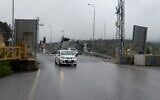 A road in the central West Bank where Ahmad Manasrah, 22, was shot dead by an Israeli soldier on March 20, 2019, in an undated photograph. (B'Tselem)